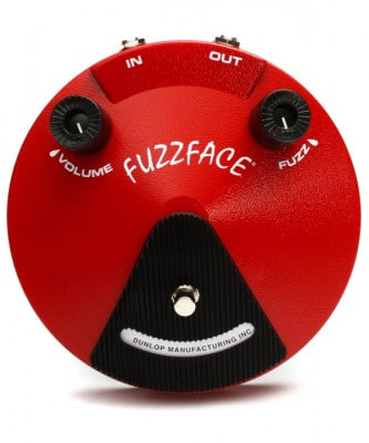 Fuzz Face Distortion JDF2 Jim Dunlop Stompbox Cl